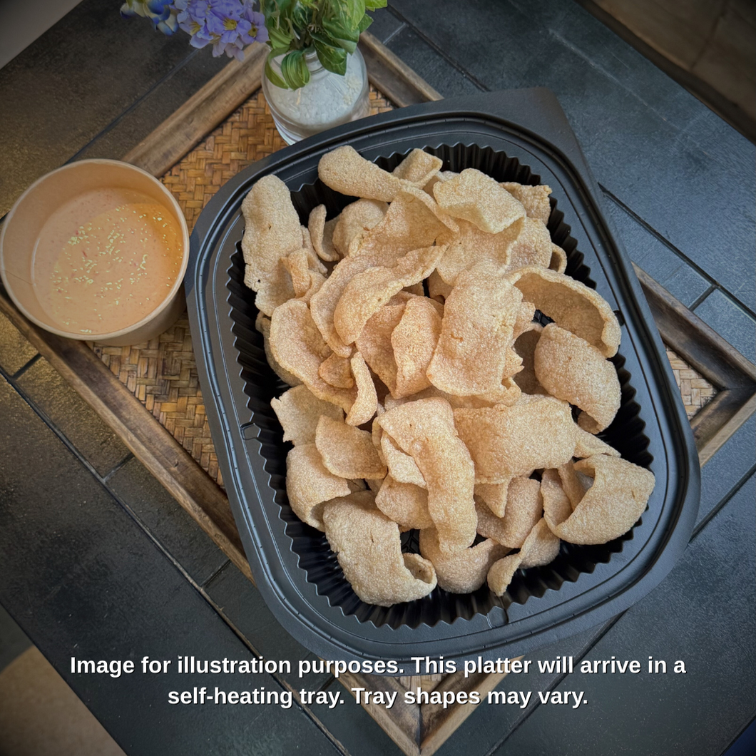 KEROPOK IKAN SELF-HEATING  PLATTER - Preorder (1 Day)