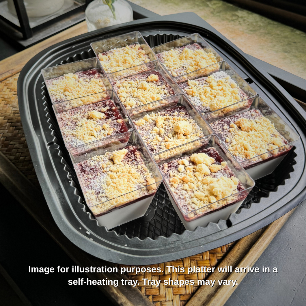 PULUT HITAM PANNA COTTA PLATTER
